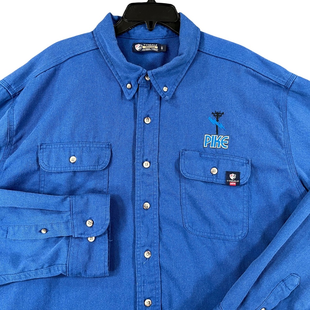 Pike Tyndale Workwear FR Shirt Mens 4XL Flame Resistant Arc Rated Utility Work